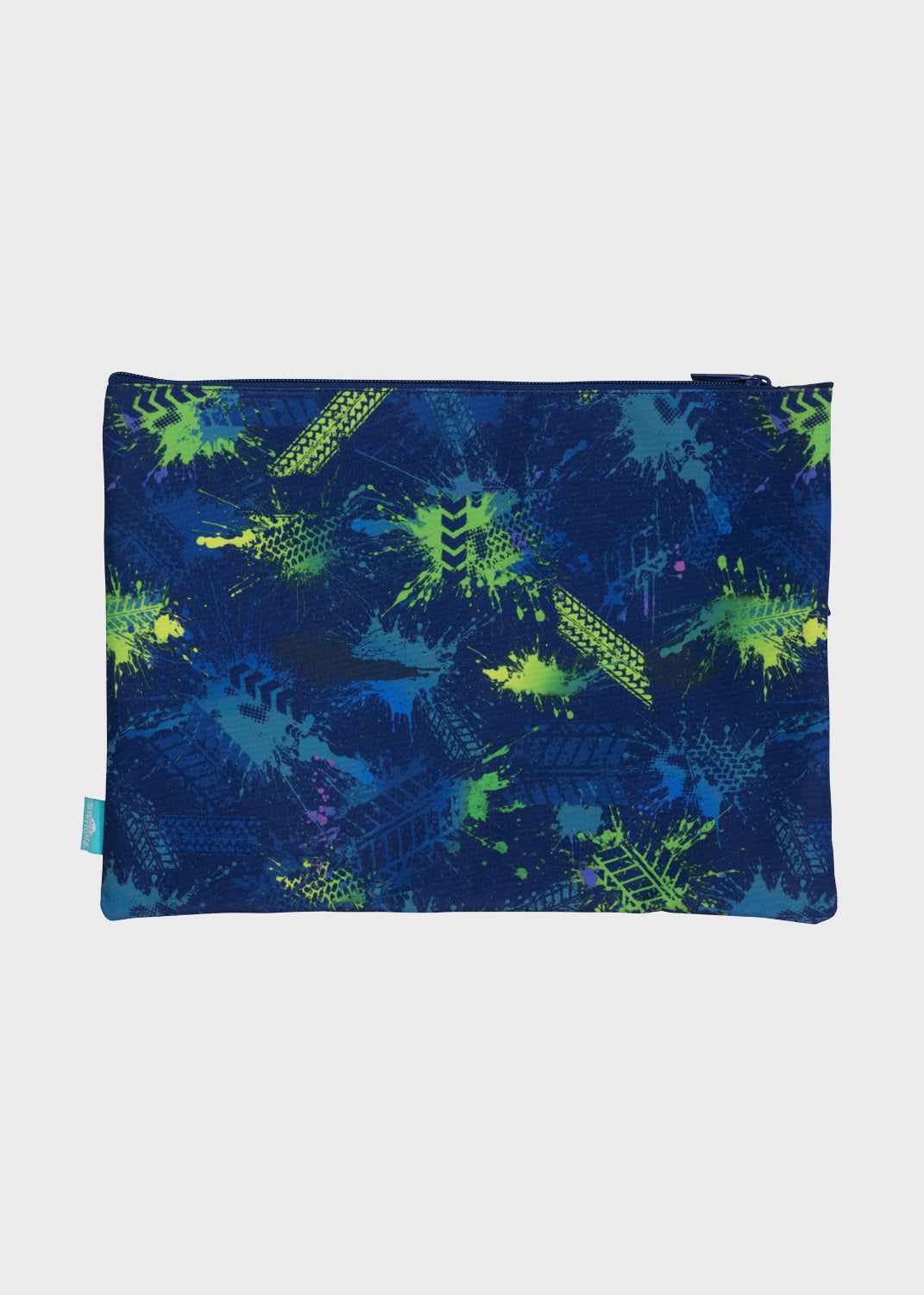 A4 Twin Zip Pencil Case - Mega Wheels
