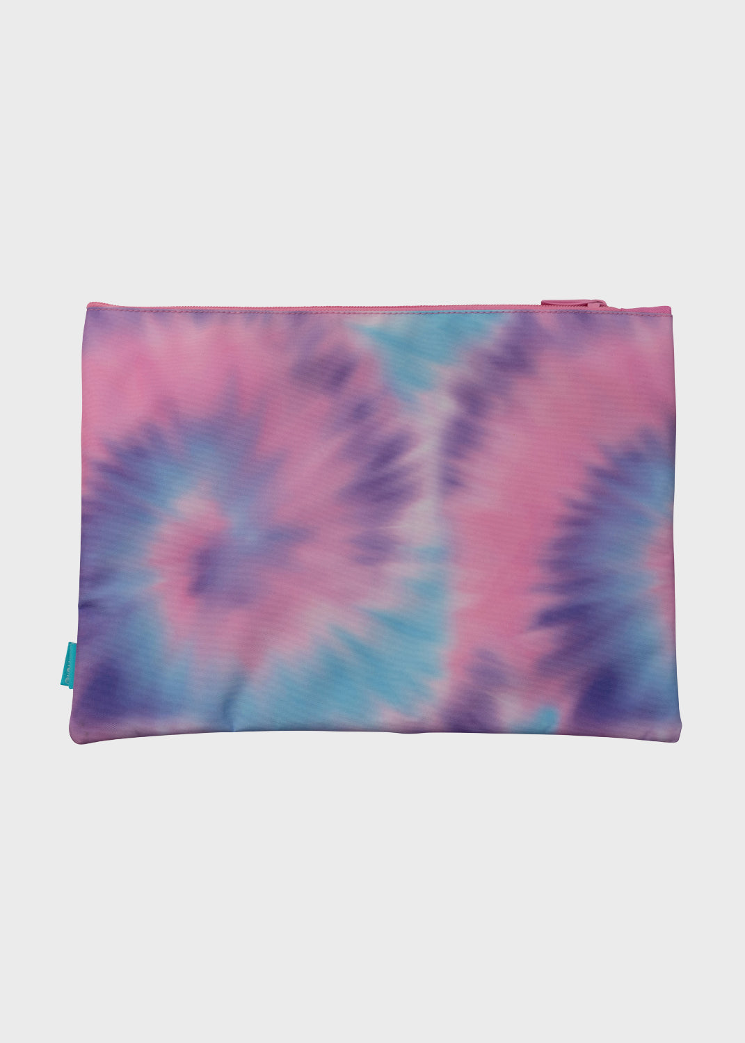 A4 Twin Zip Pencil Case - Tie Dye Splash
