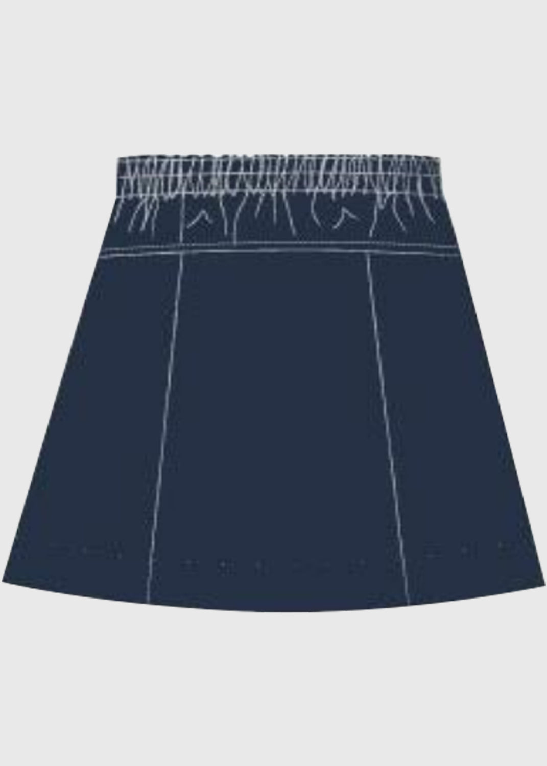 Skort Stretch Twill Navy