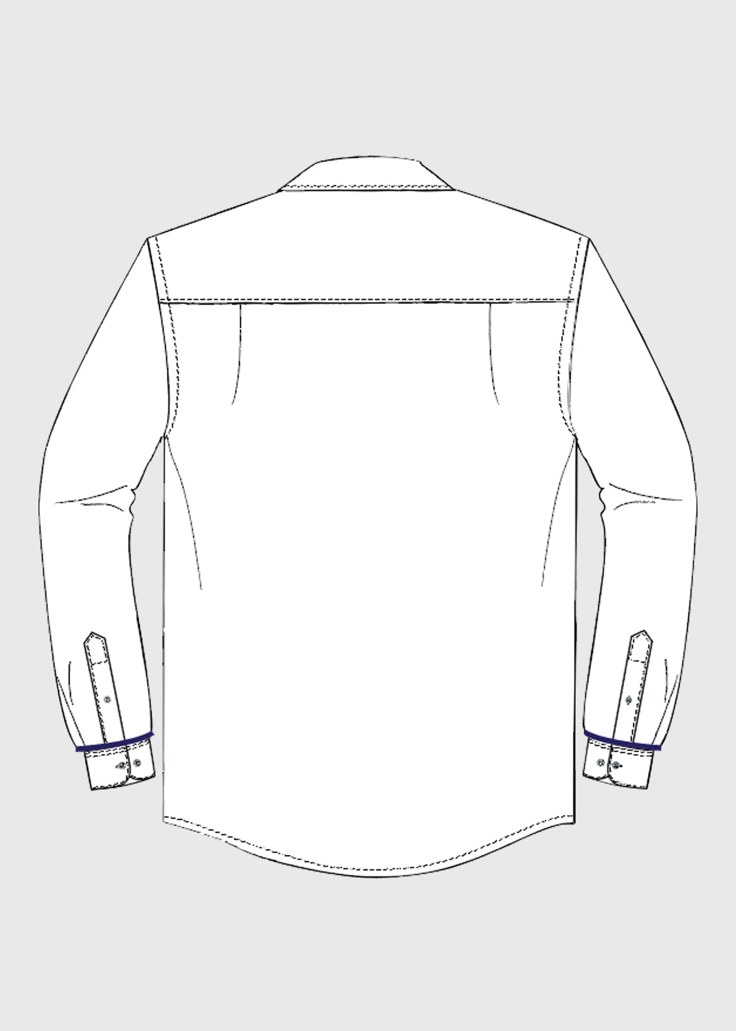 Shirt White L/S Y6 - Y10