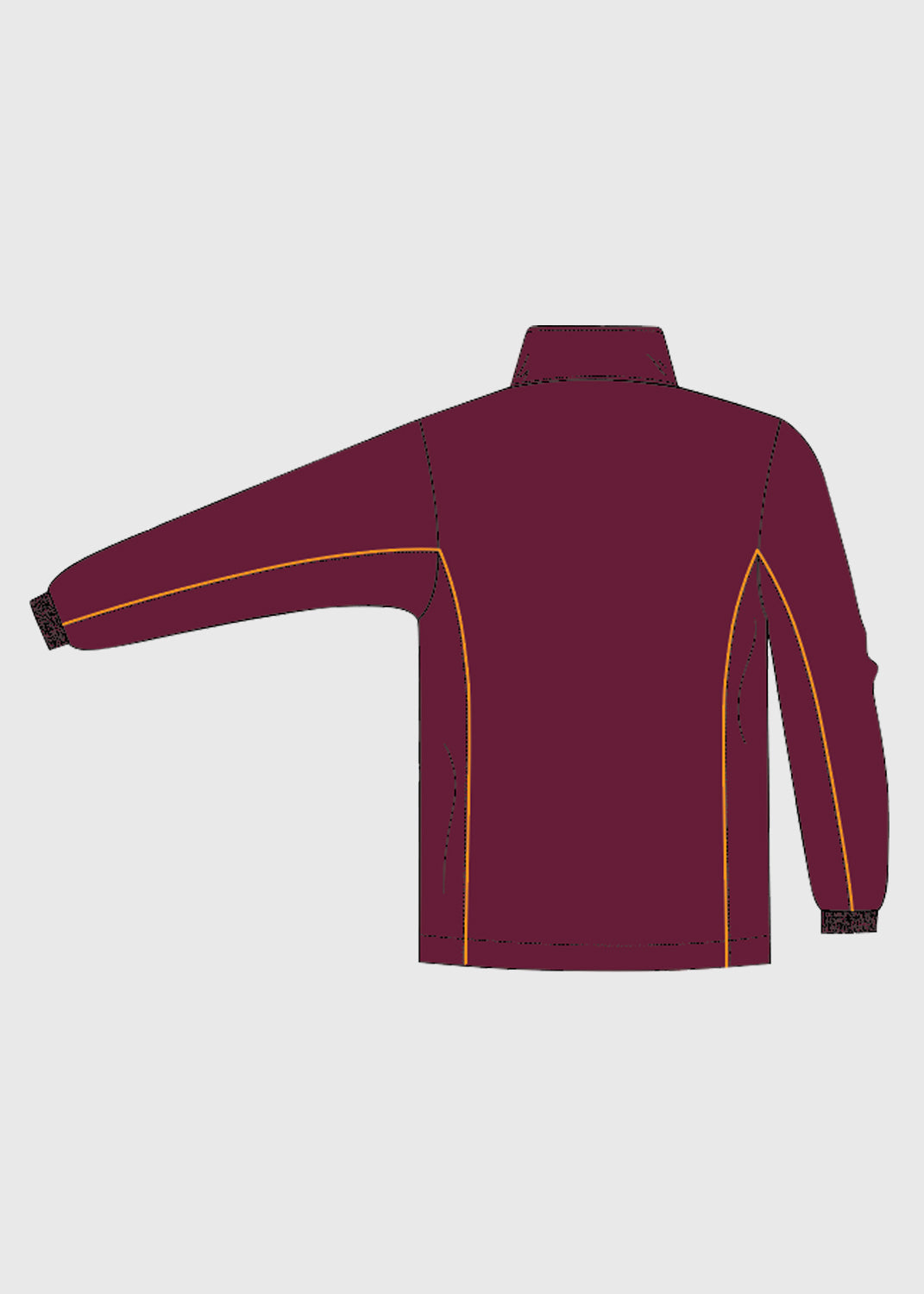 Jacket Track M/F Maroon