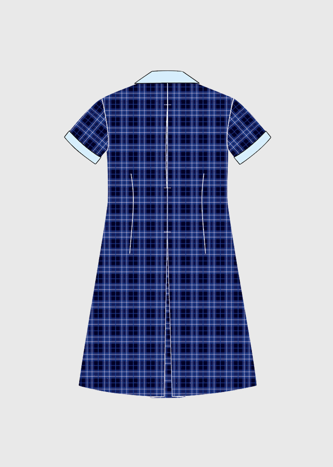 Dress Check Blue