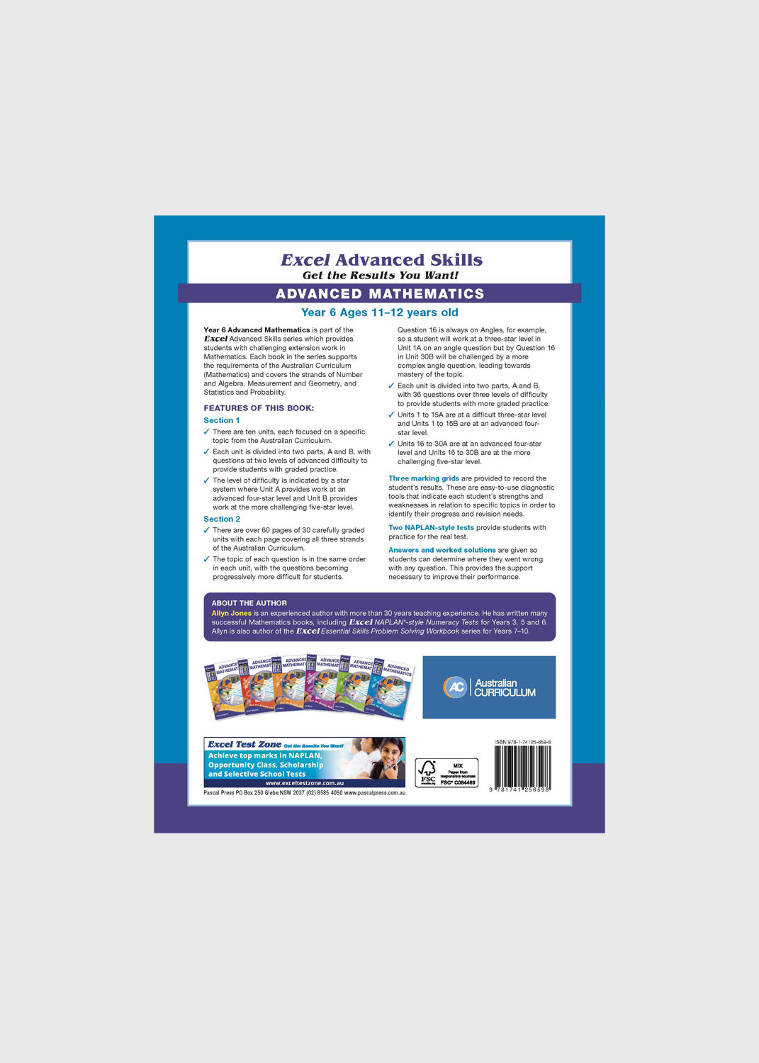 Excel Advanced Skills Workbooks: Advanced Mathematics - Year 6