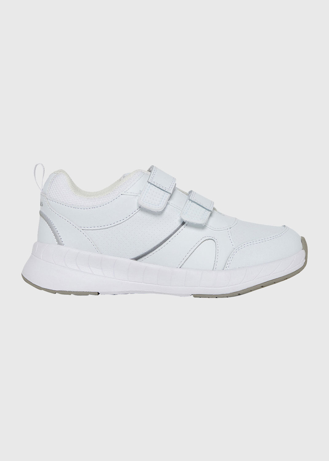 Youths HUSTLE White Velcro Sz