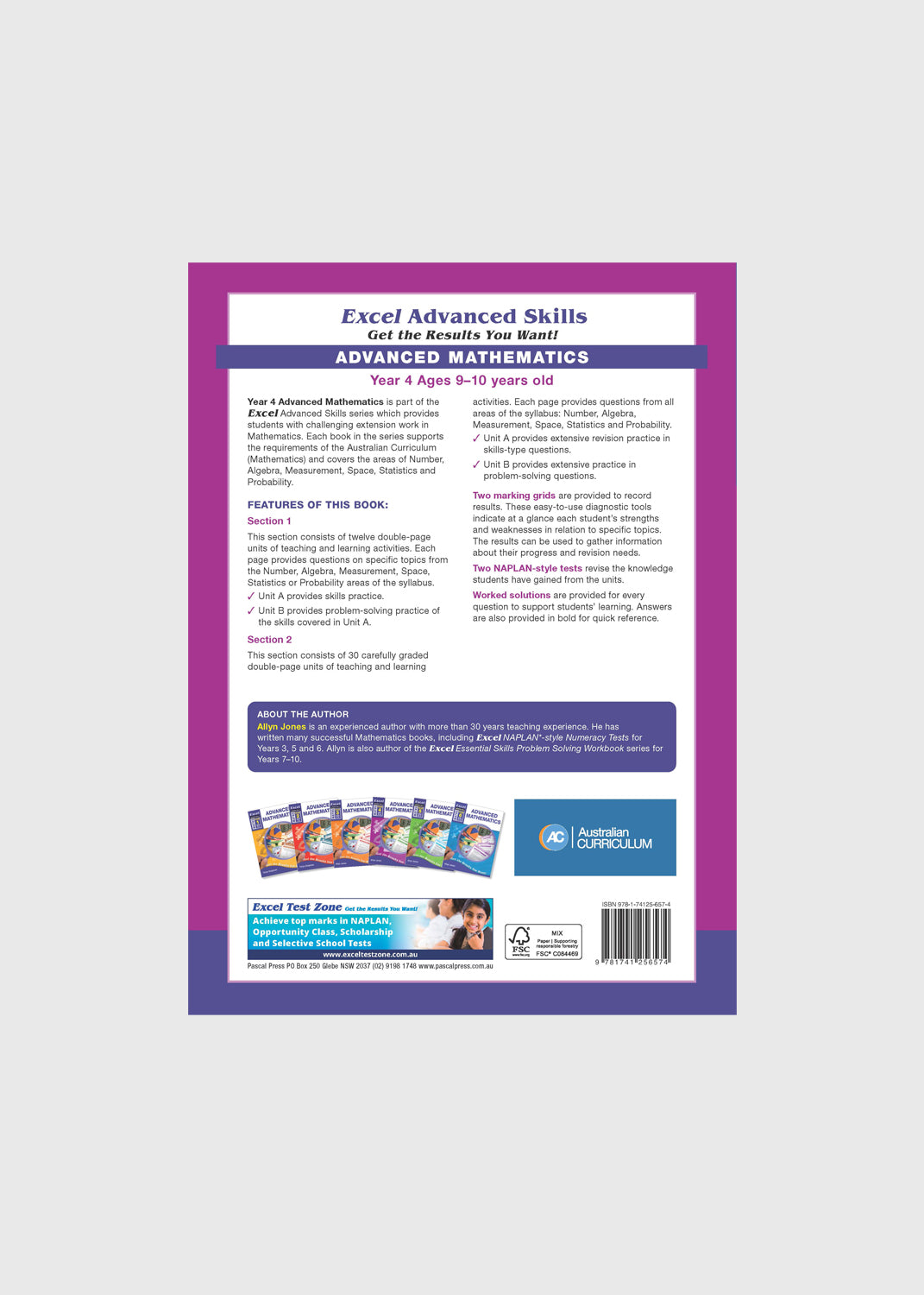 Excel Advanced Skills Workbooks: Advanced Mathematics - Year 4