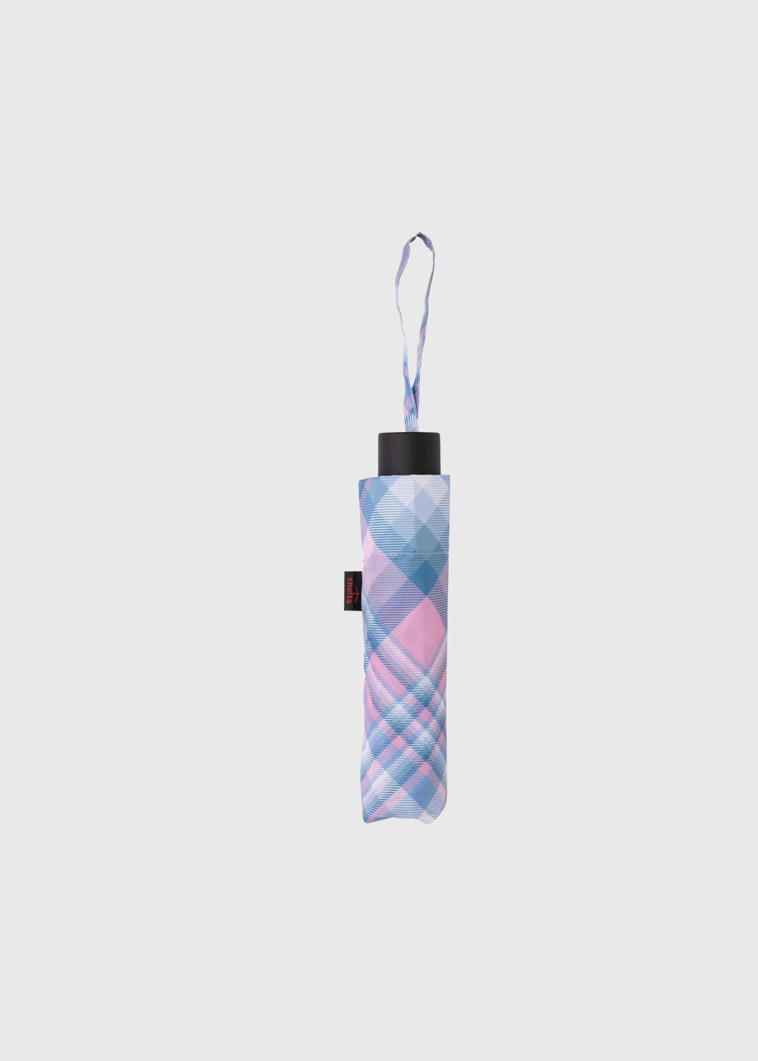 Patterson Folding Umbrella - Pink Tartan