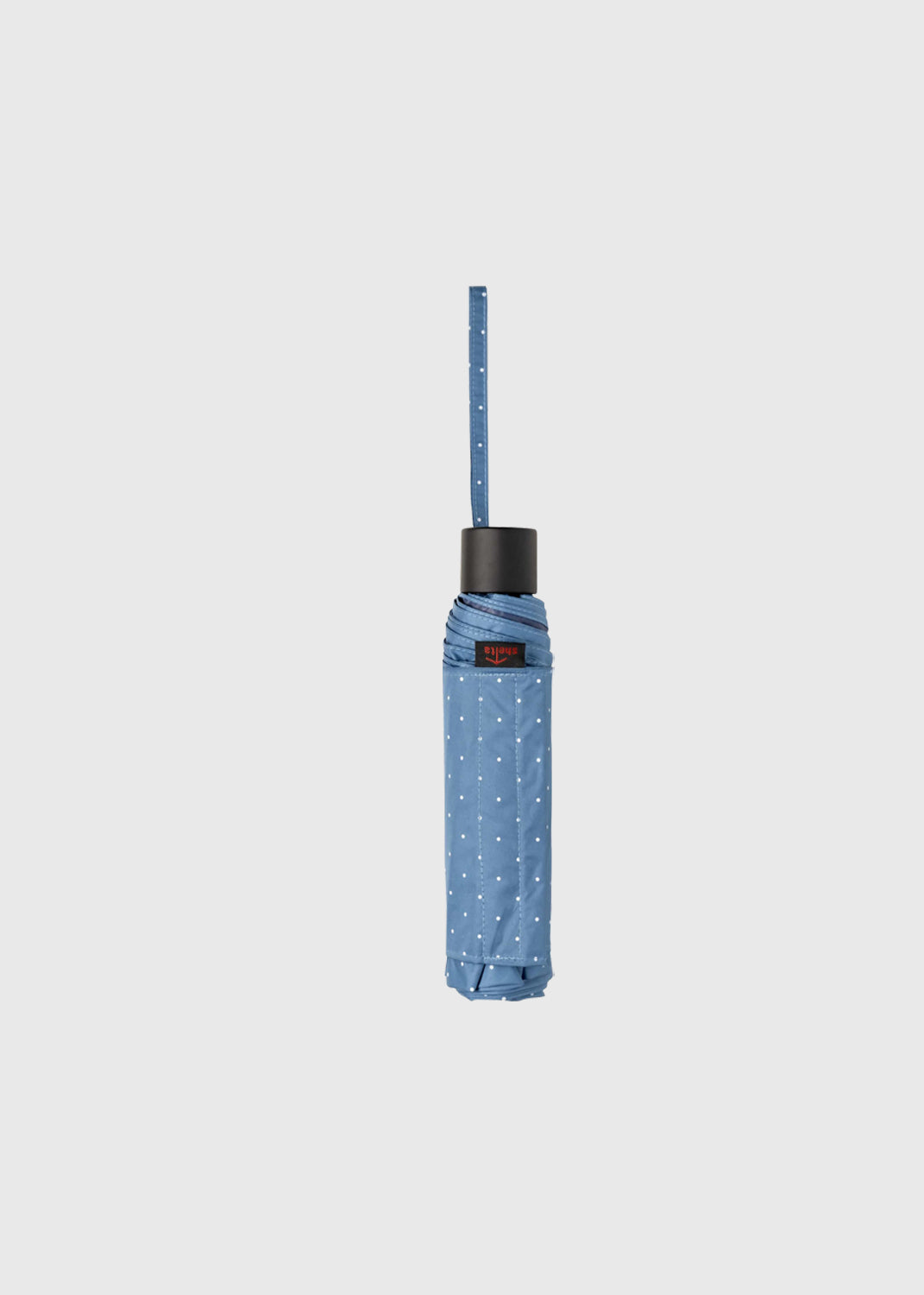 Mackenzie Folding Umbrella - Blue Polka Dots