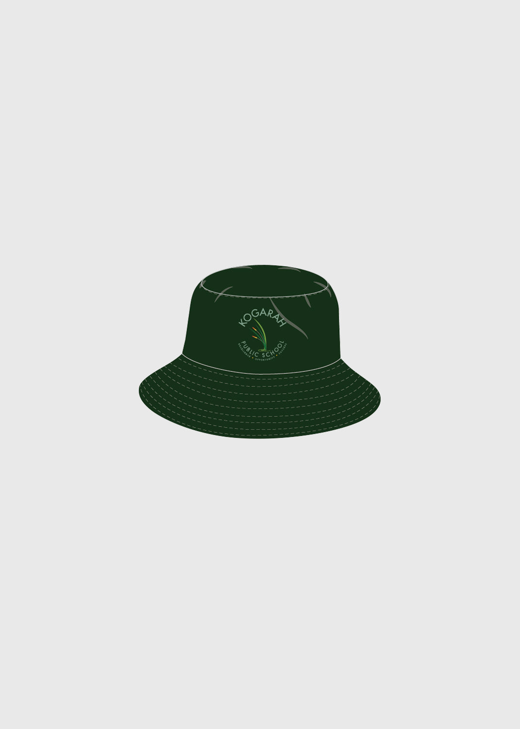 Bucket Hat Reversible Flinders (Green)