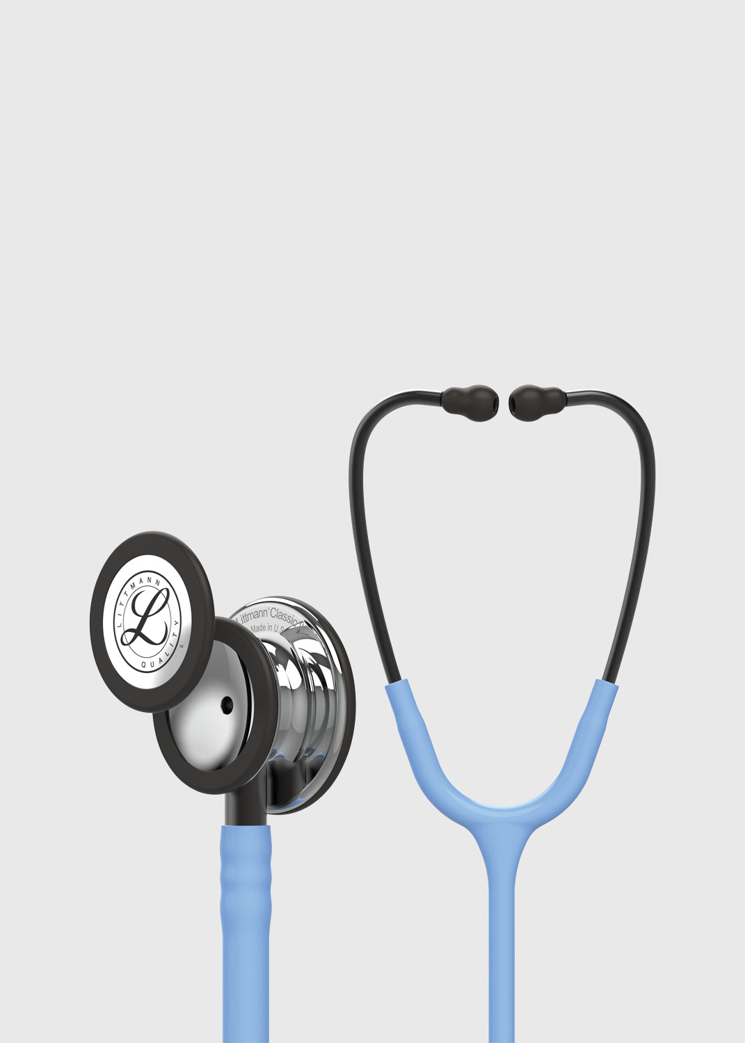 Classic III Stethoscope – High Polish Ceil Blue/Smoke