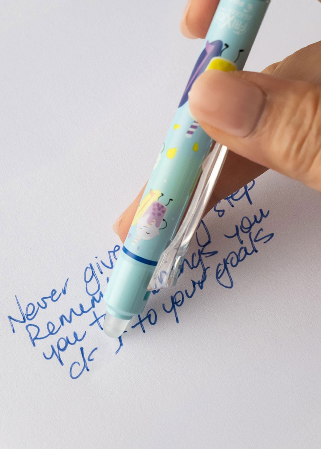 Pastel Blue Fine Frixion RT Bubble Tea Pool Party Bubble Tea 0.7 - Blue Ink
