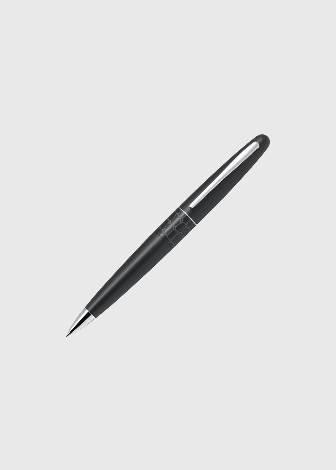 MR2 Ballpoint Pen 'Crocodile' Black Barrel Medium - Black Ink