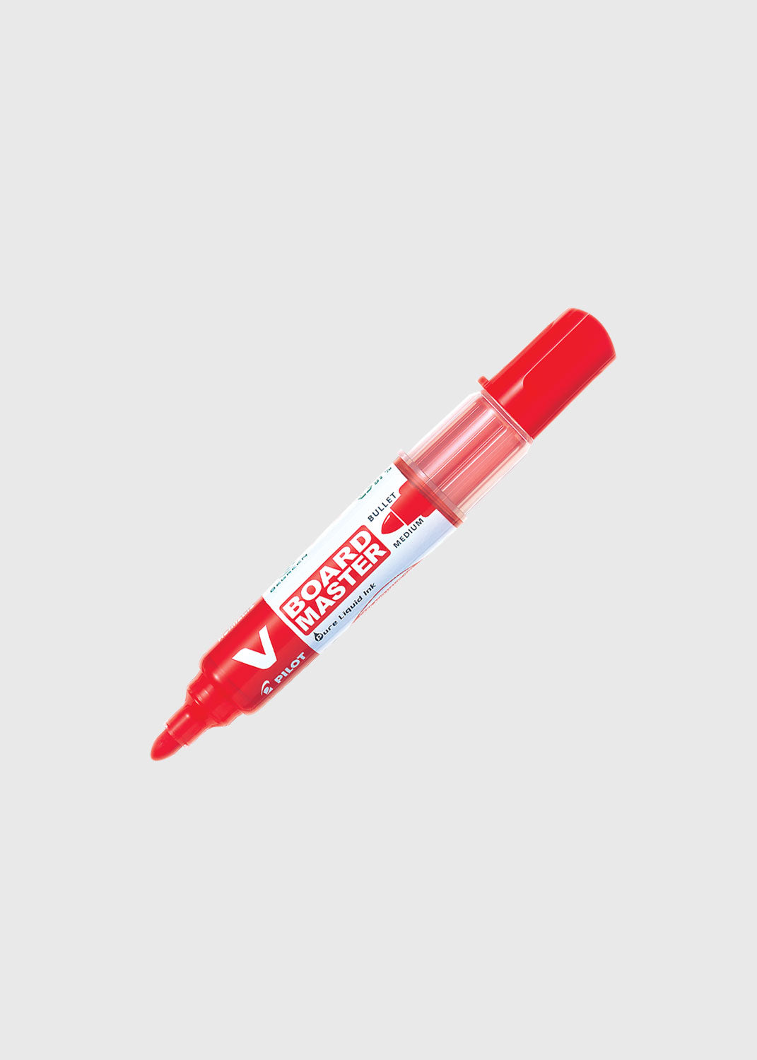 BegreeN V Board Master Bullet Tip Whiteboard Pen - Red