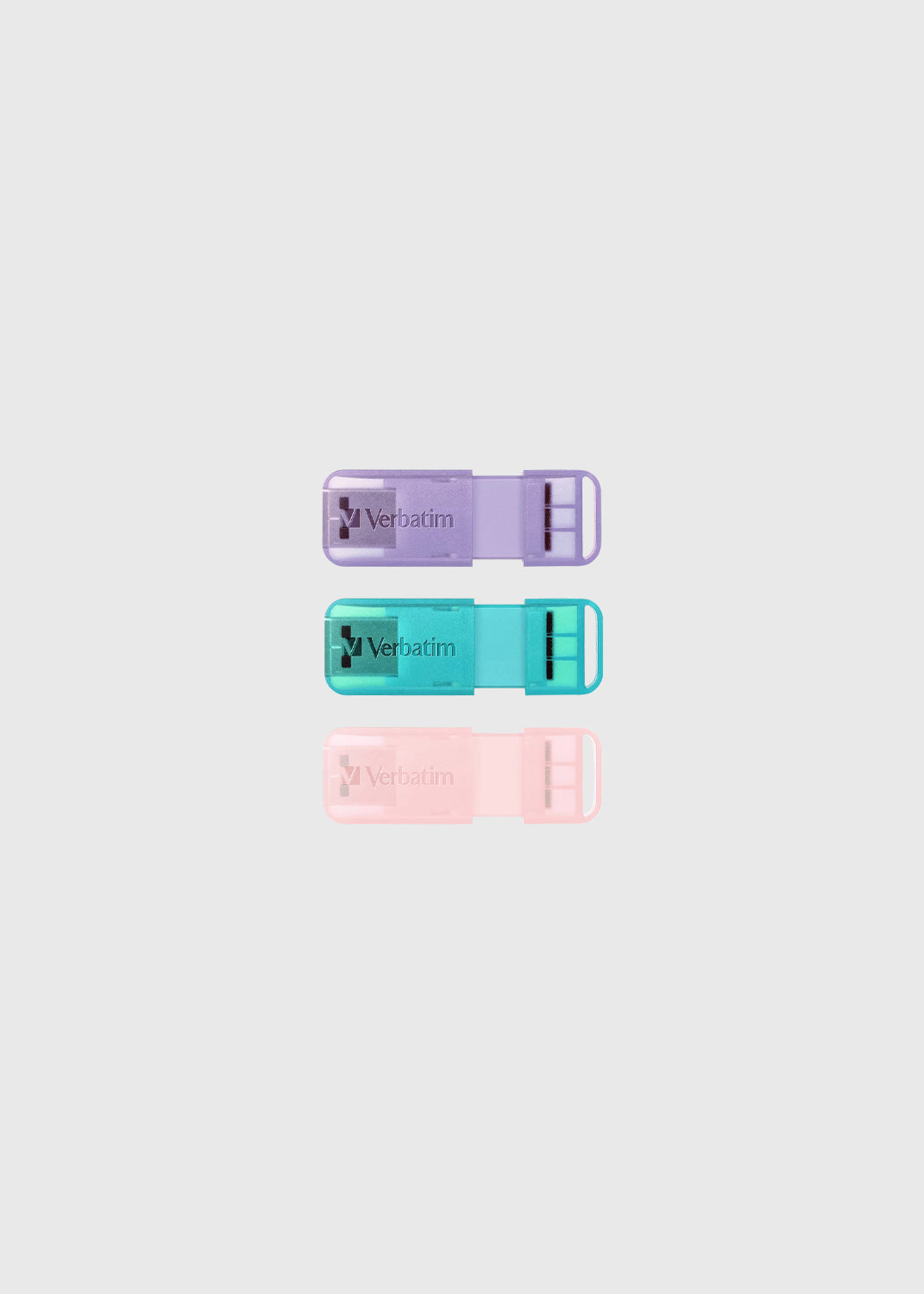 Pop Up 2.0 USB Triple Pack 32GB Assorted Pastel Colours