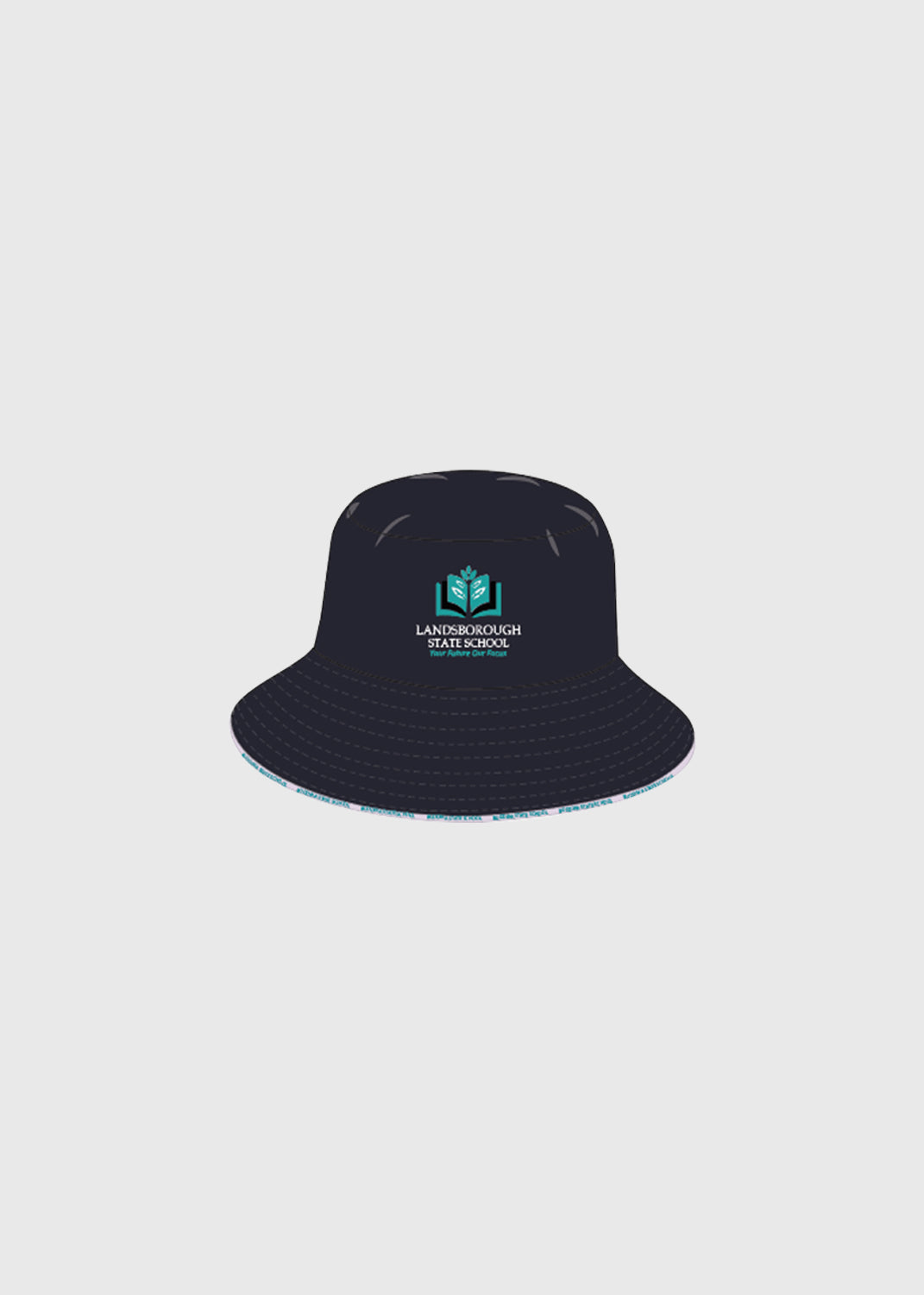 Hat Bucket Black/Red Petrie