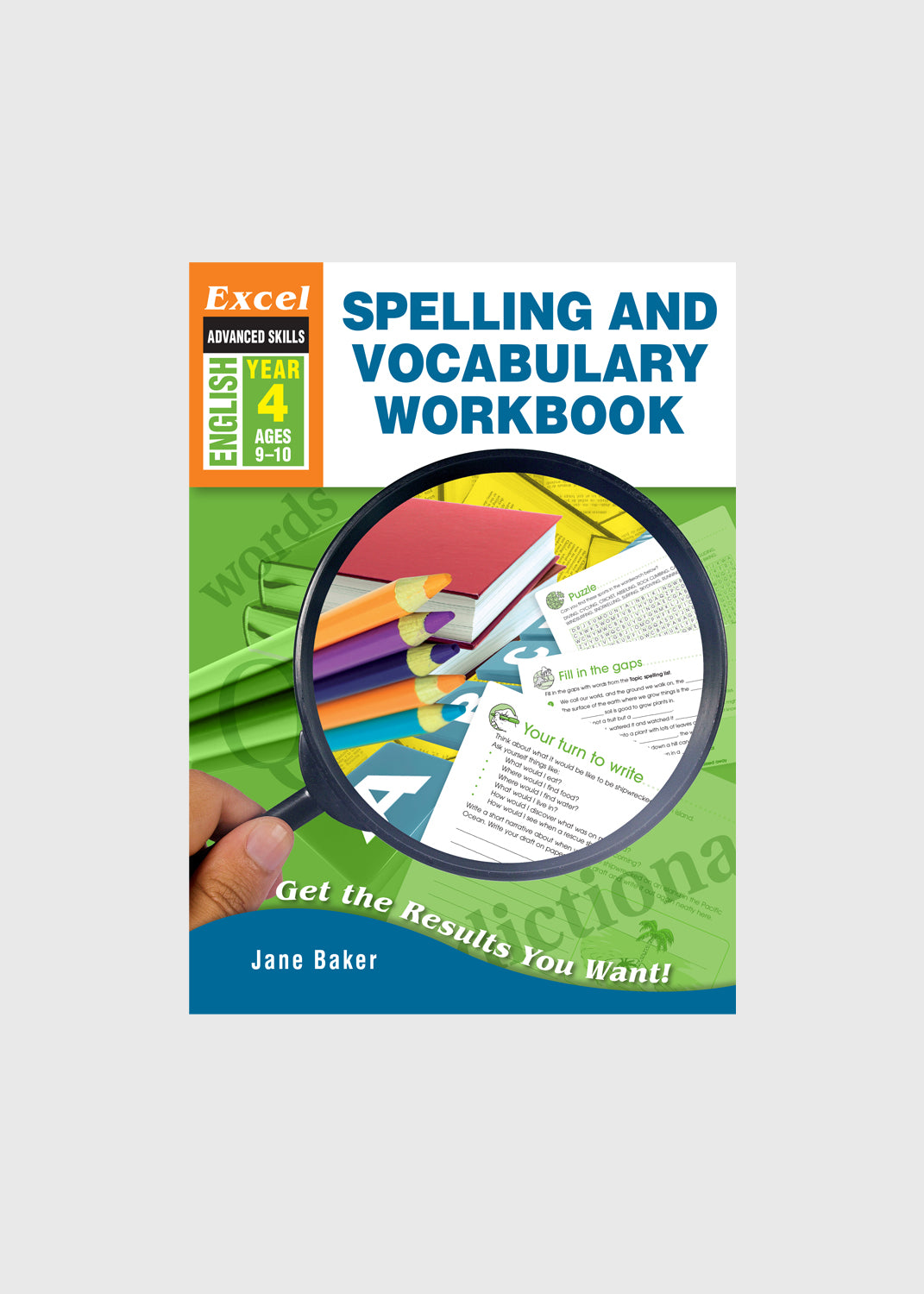 Excel Advanced Skills: Spelling and Vocabulary Workbook – Year 4