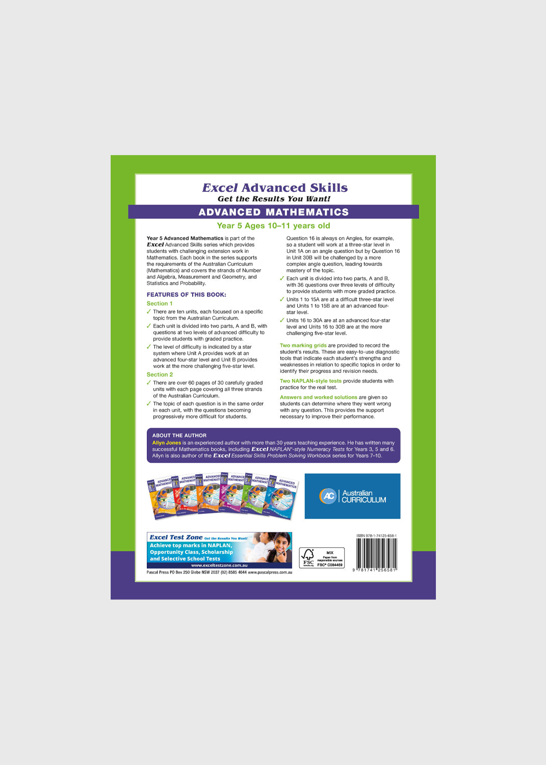 Excel Advanced Skills Workbooks: Advanced Mathematics - Year 5