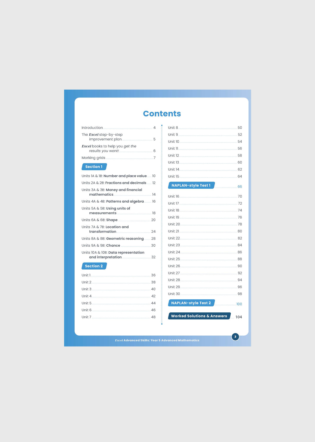 Excel Advanced Skills Workbooks: Advanced Mathematics - Year 5