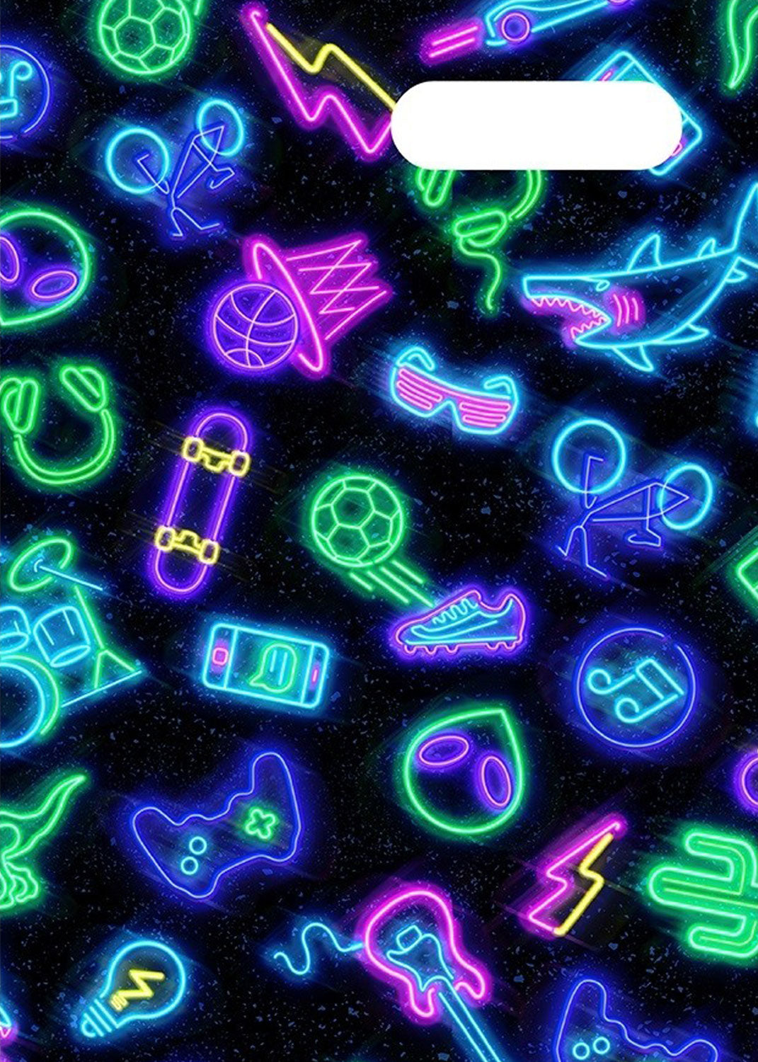 A4 Book Cover - Neon Life 1