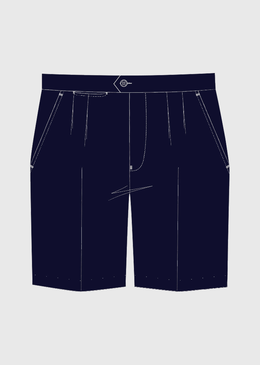 Short Navy Formal