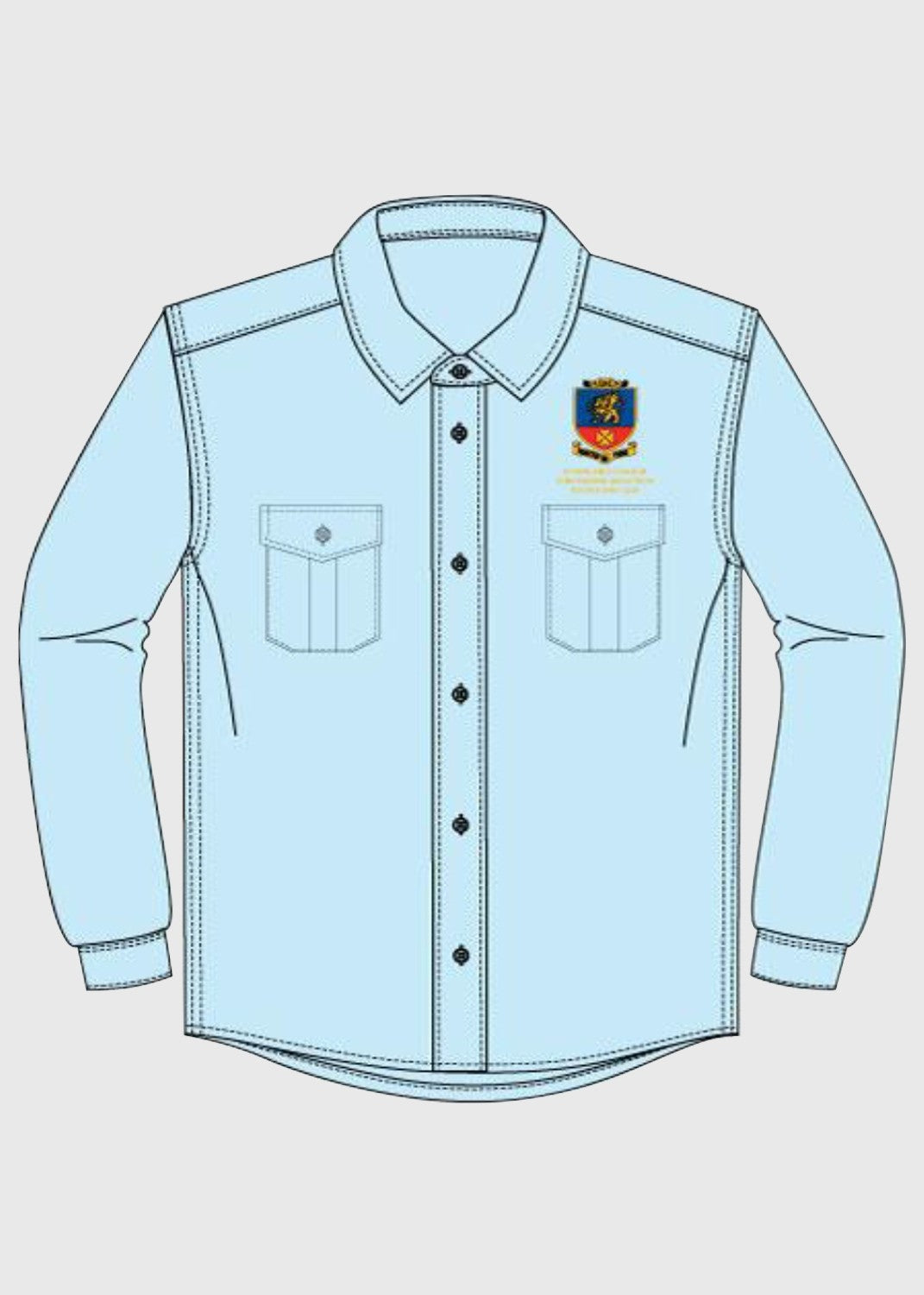 Shirt L/S Agriculture Sky Blue