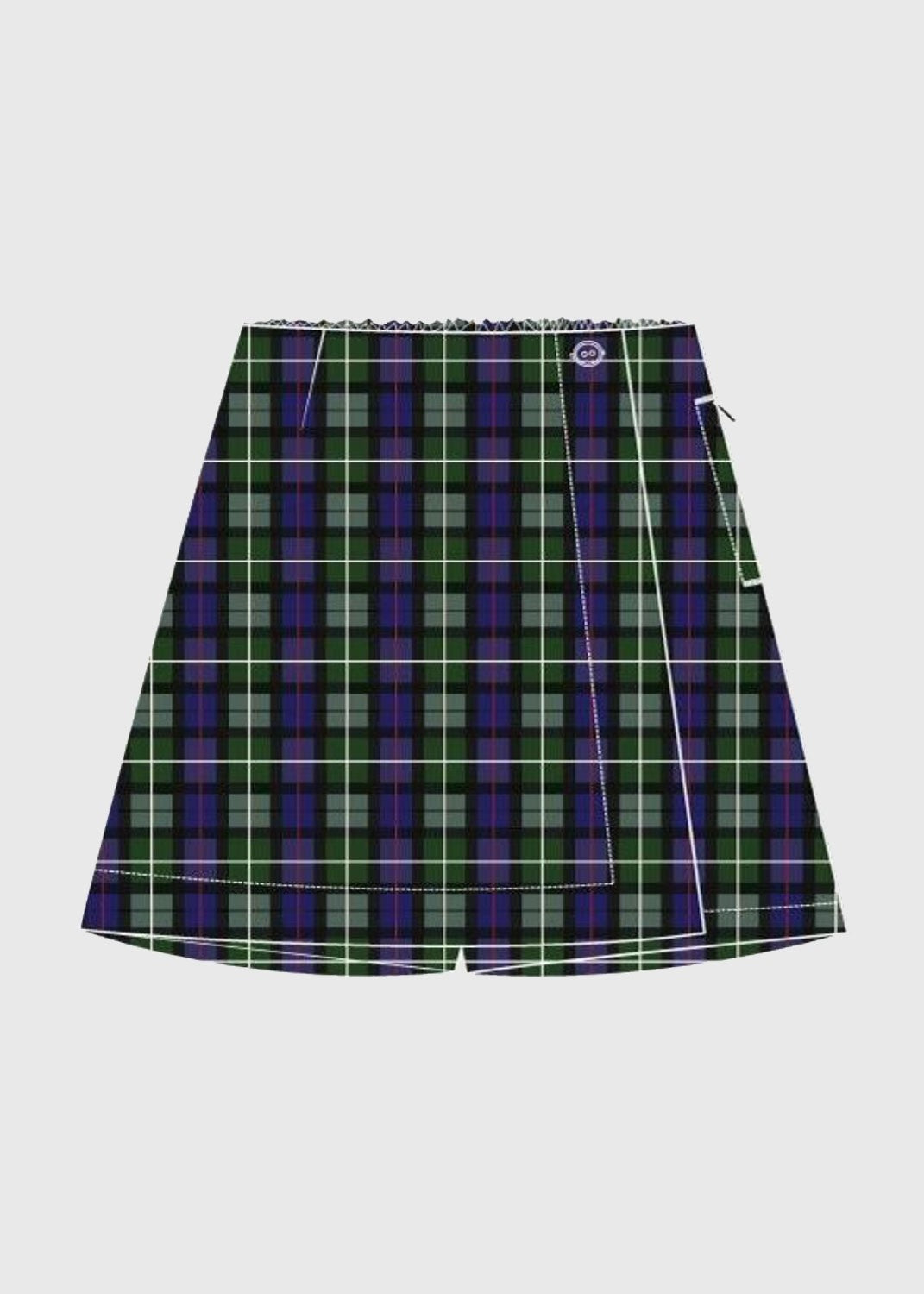 Primary Tartan Skort