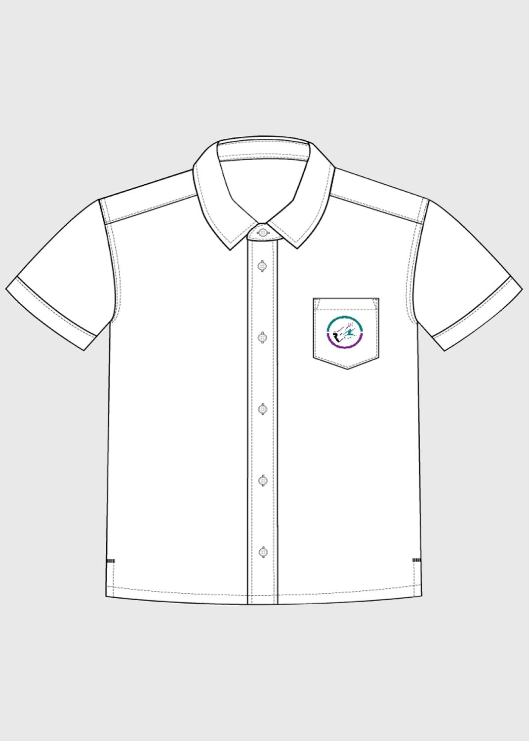Shirt Snr Boys White