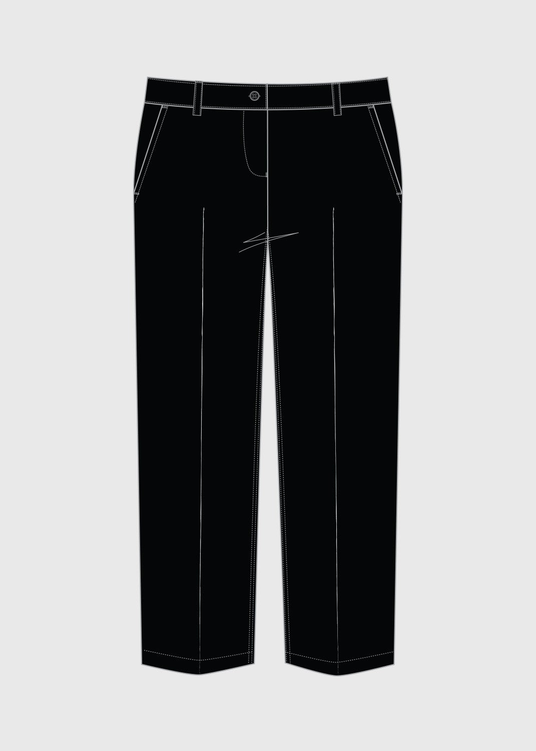 Occupational Therapy Pant Black Ladies New Logo