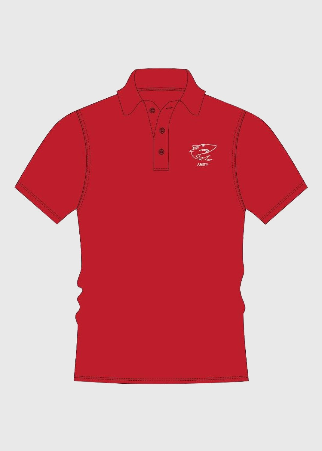 Polo House Red Amity Shark
