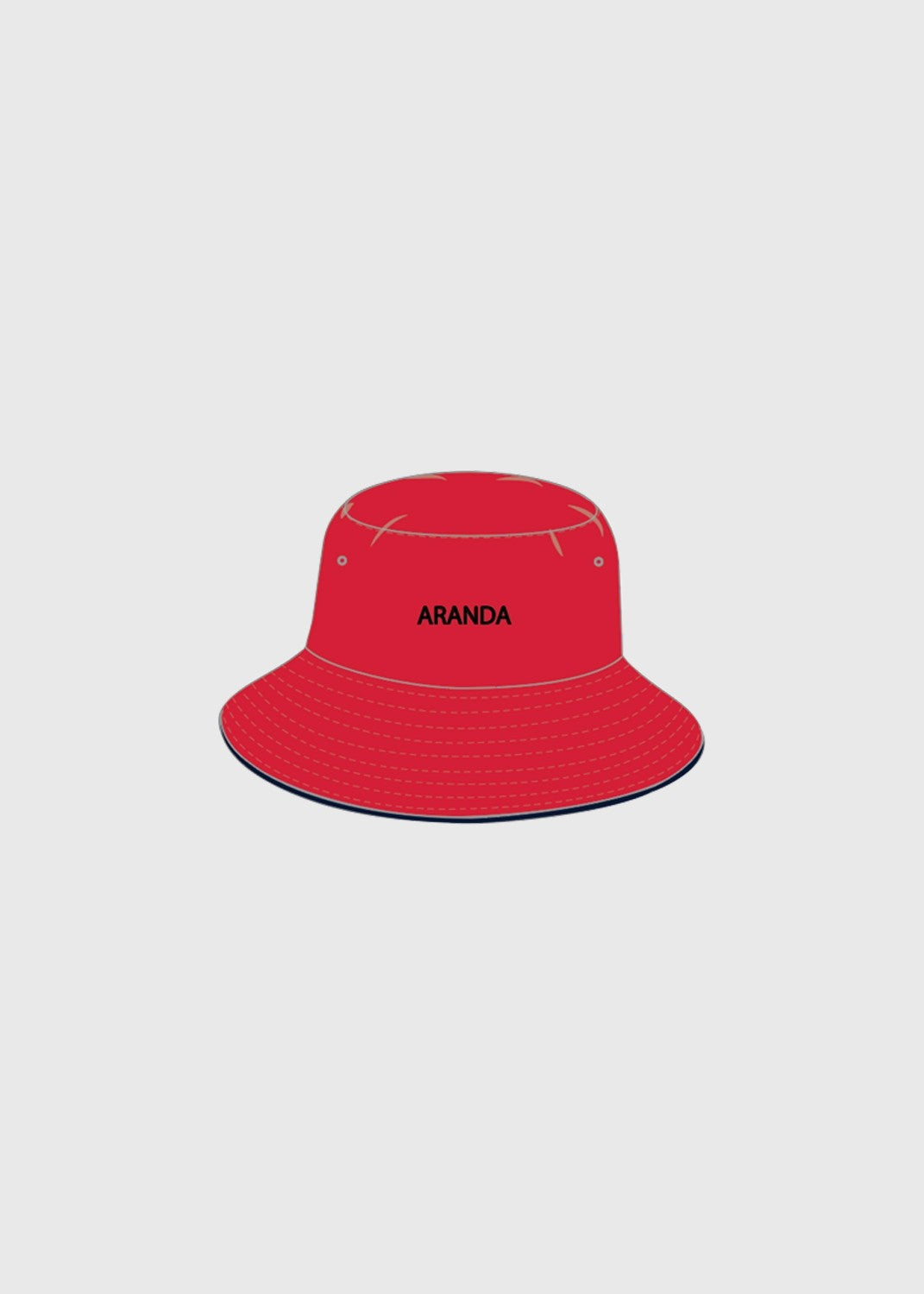 Hat Bucket Red