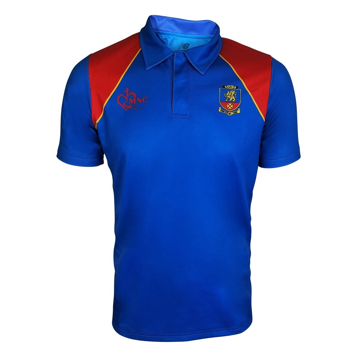 Downlands College Polo Sport Reversible Blue (JOUET) - Adult
