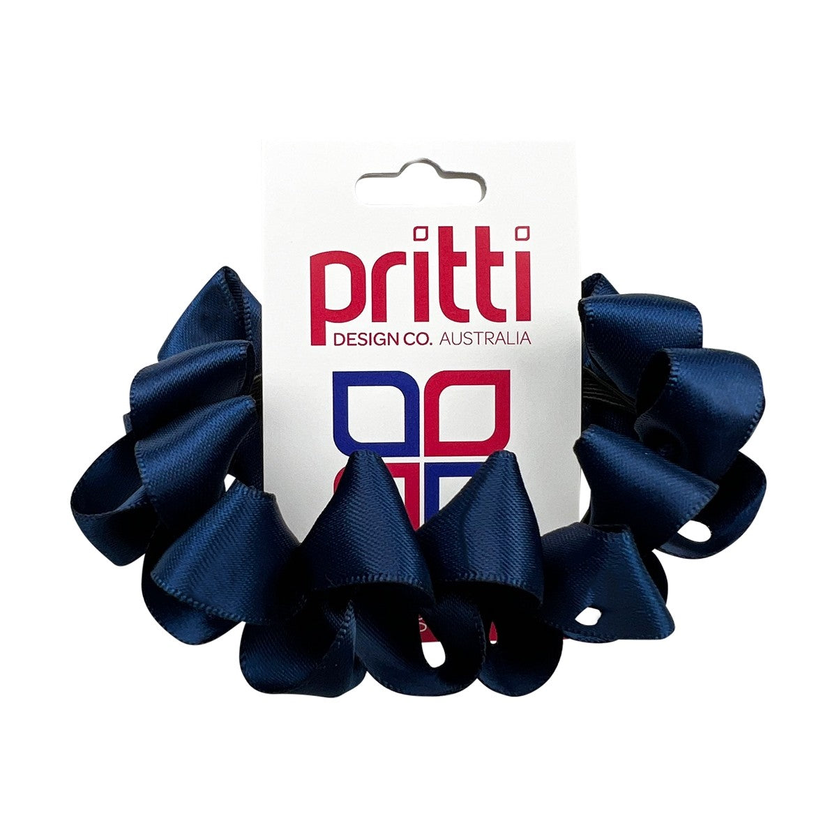 Curly Scrunchie Dk navy