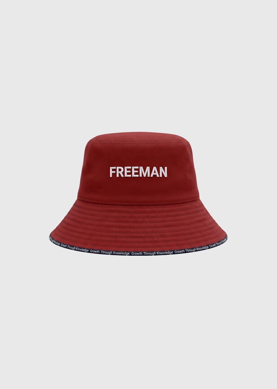 Bucket Hat Reversible BOTTLE/RED Freeman