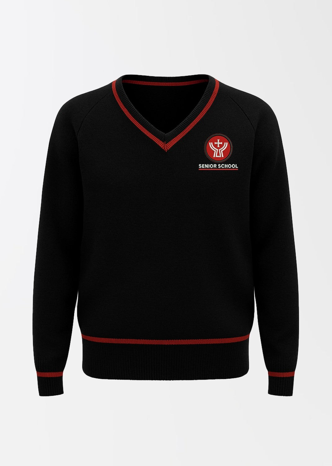 Jumper Pullover Unisex Black Senior