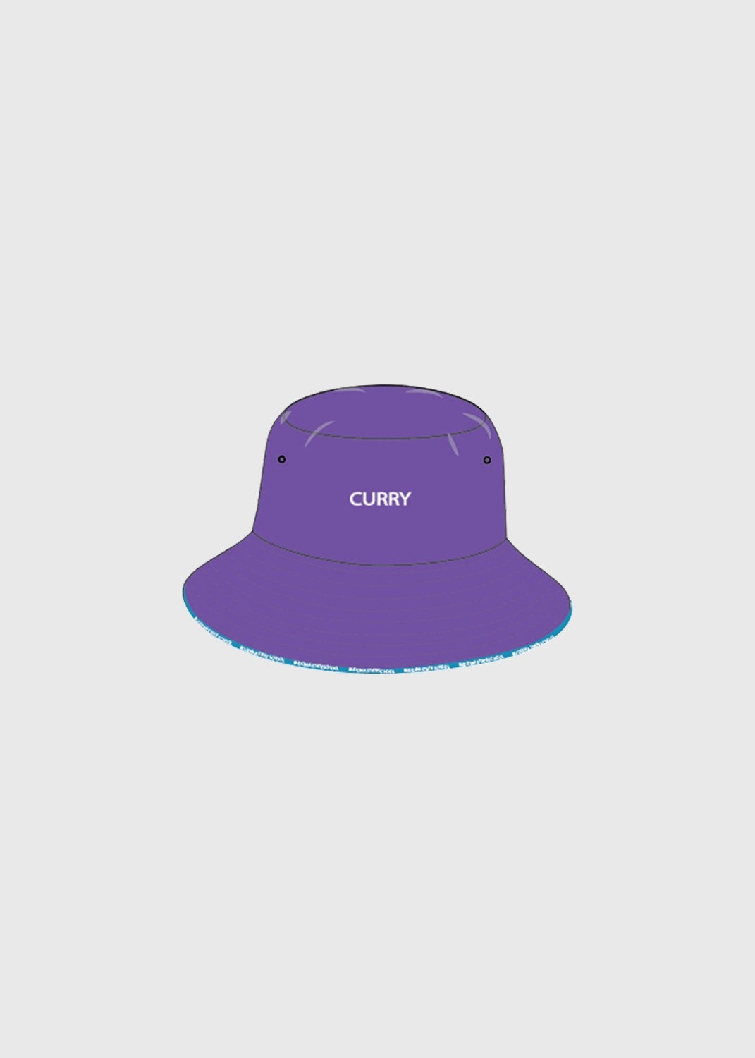 Hat Bucket Curry Navy/Purple