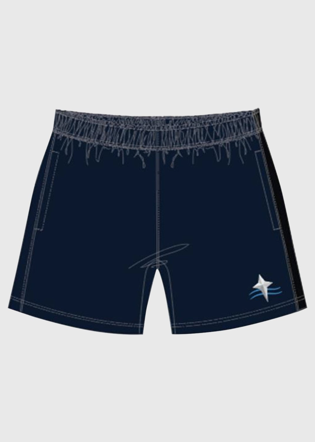 Short Sport Navy Microfibre