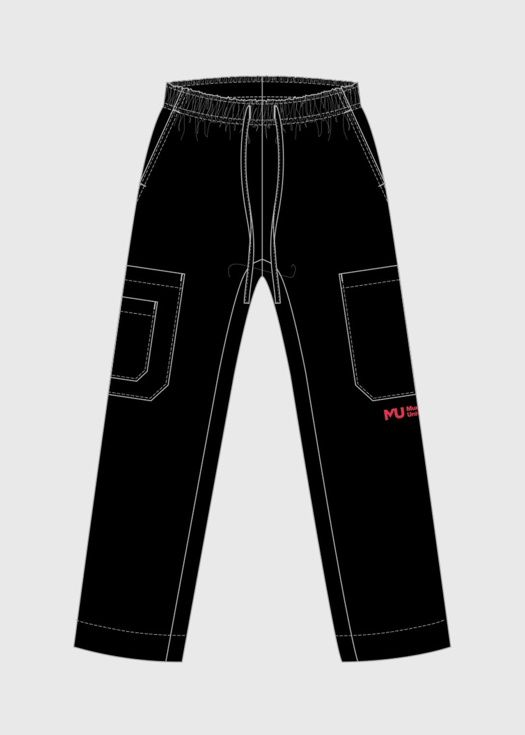 Black Scrub Pants - Unisex