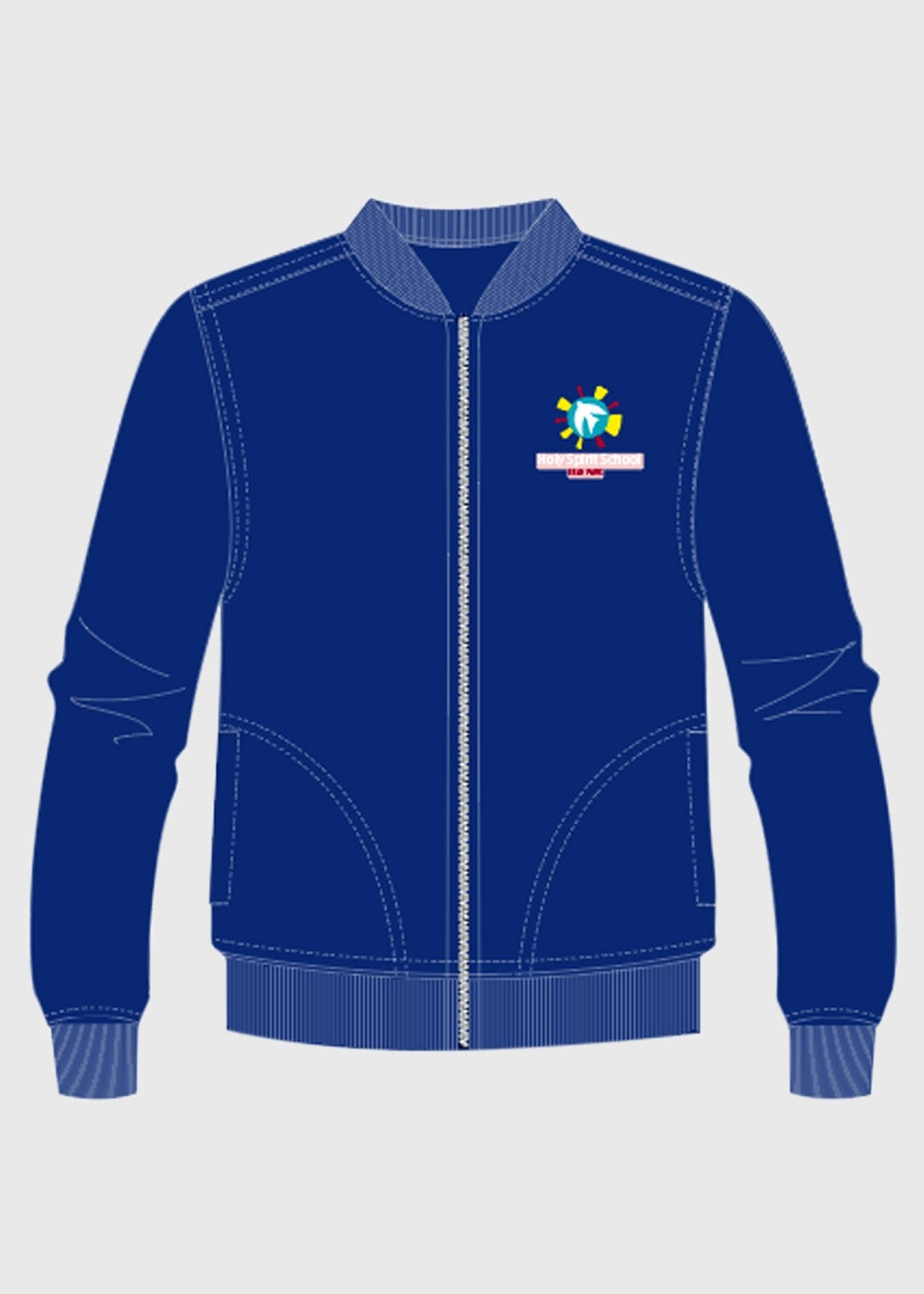 Holy Spirit Bray Park Jacket Track Fleece Royal