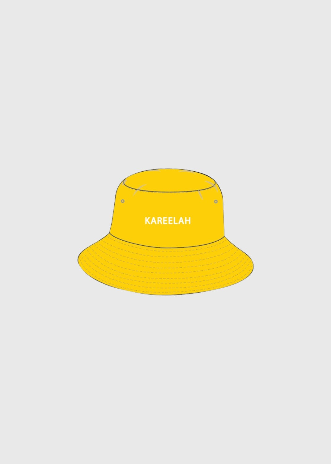 Hat Bucket Reversible Gold