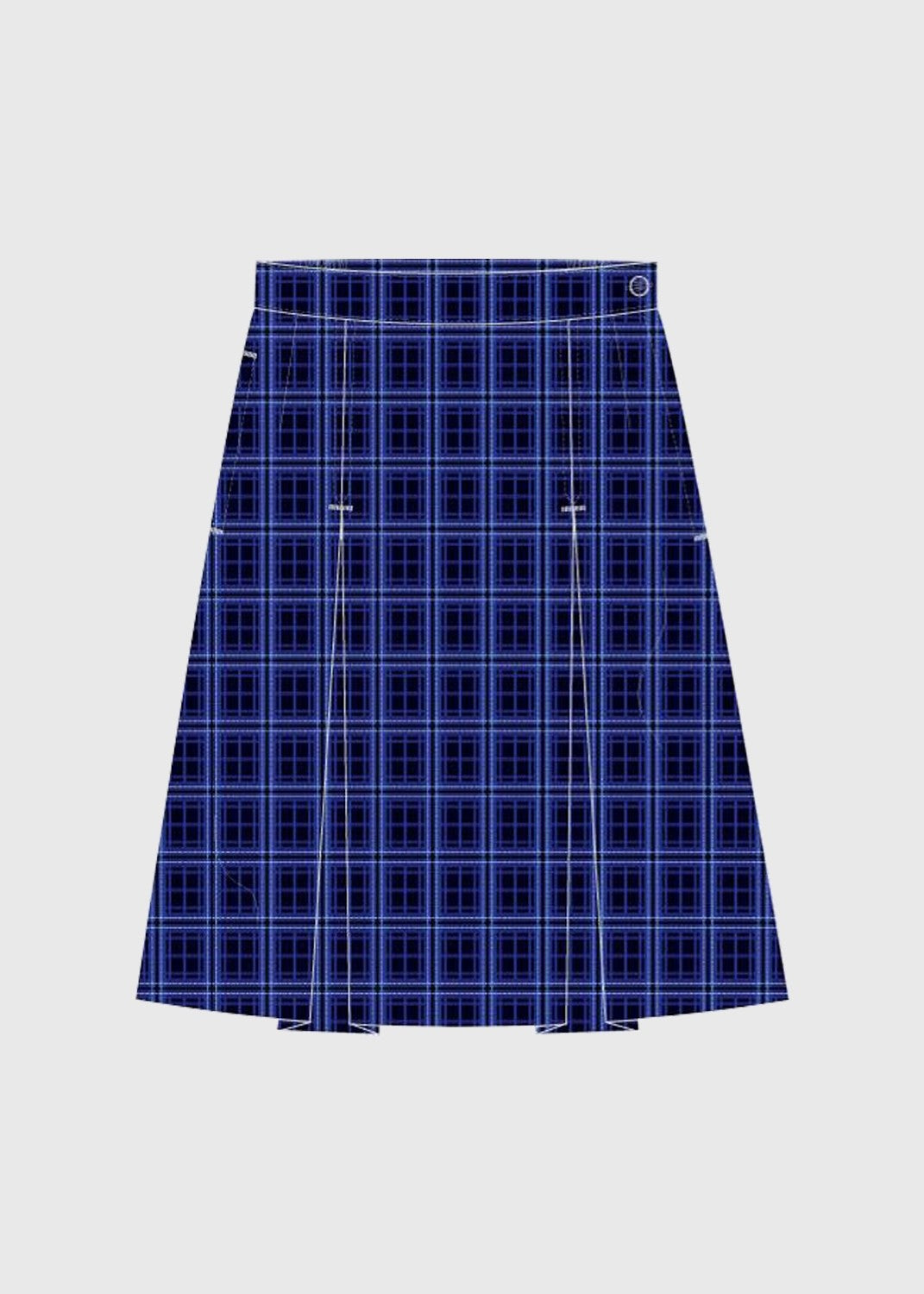 Long Tartan Skirt