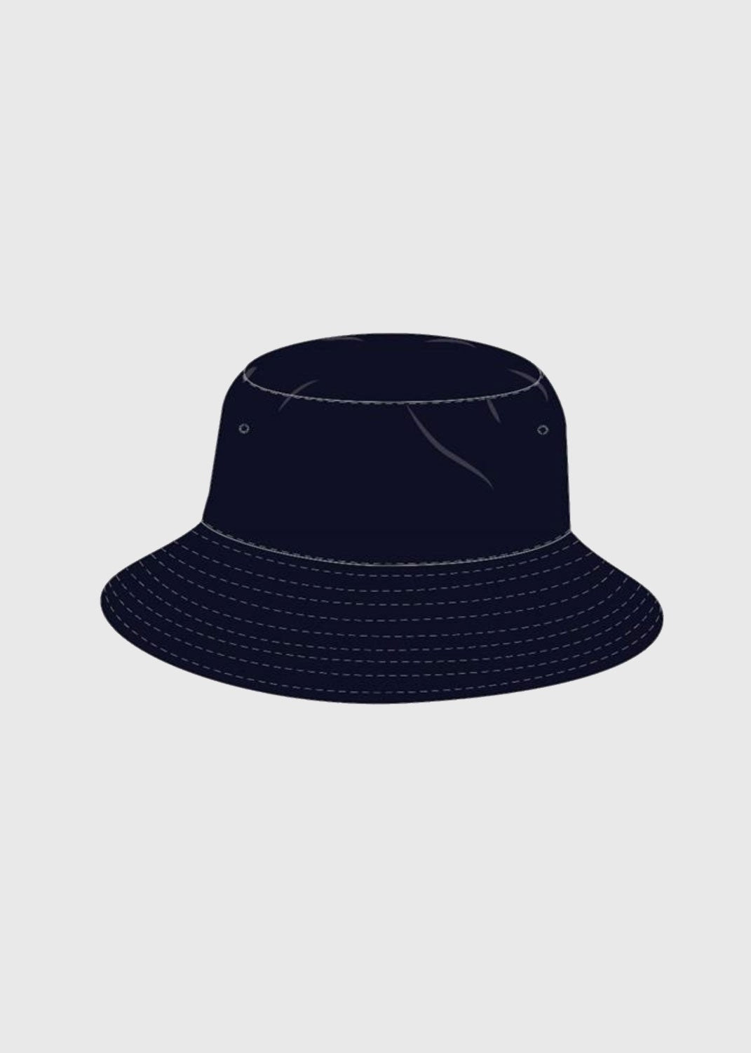 .edu Essentials Hat Bucket Std w Lining or Reversible Ink Nav