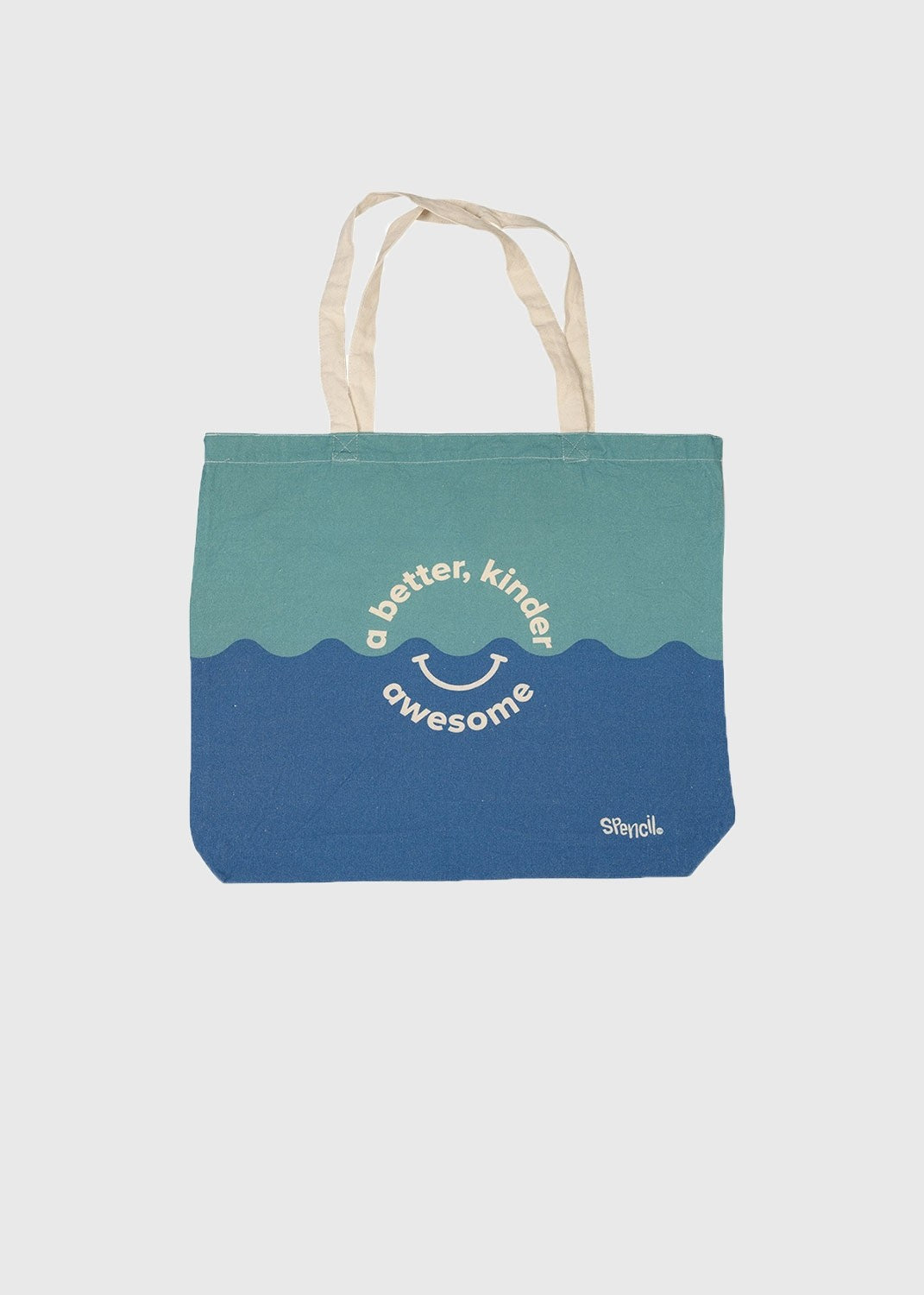 Tote Bag - A Better Kinder Awesome (Blue)