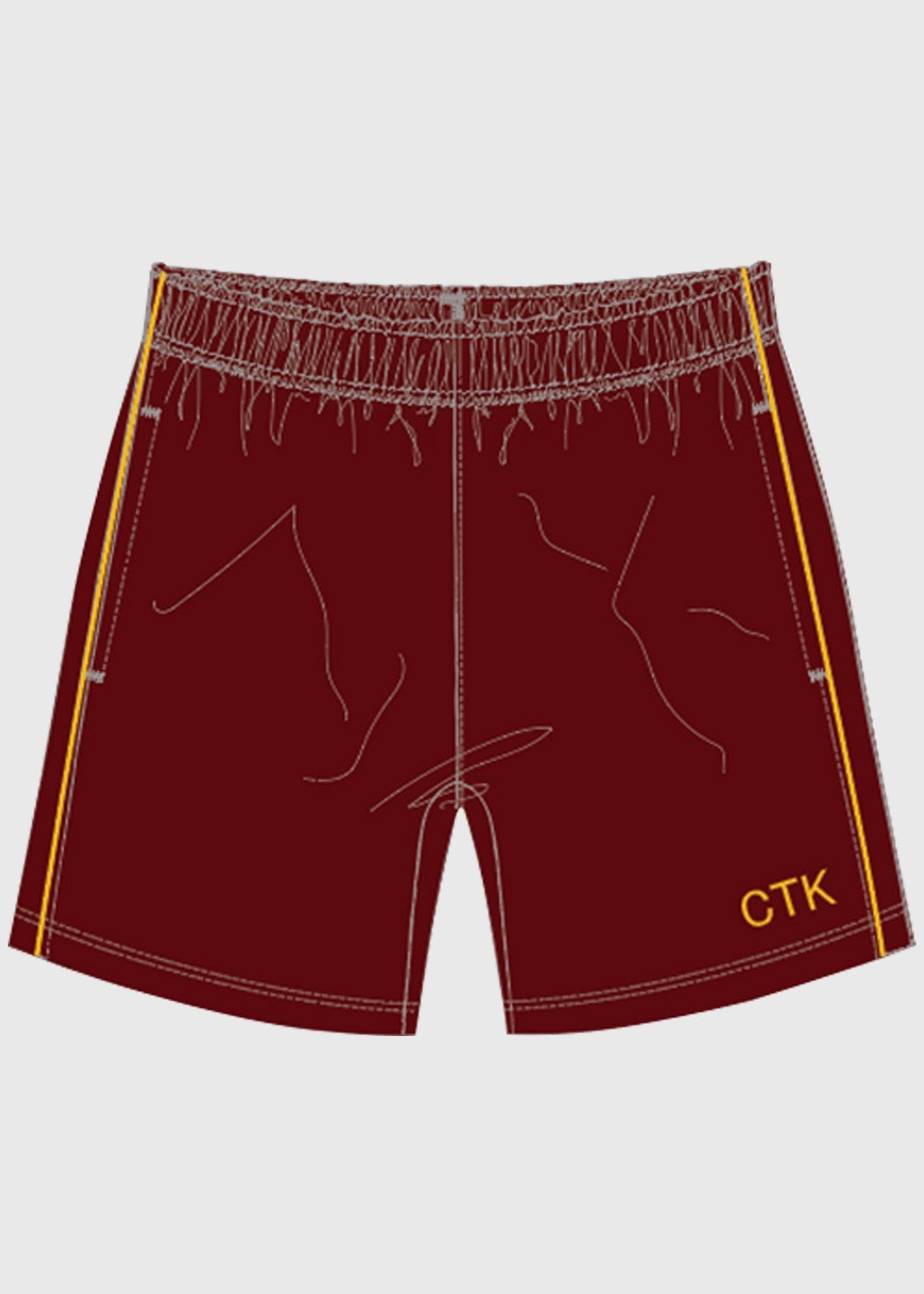 Shorts Sports M/F Maroon