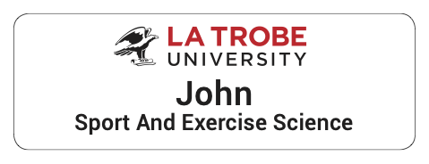 LTU Name Badge - Sport and Exercise Science