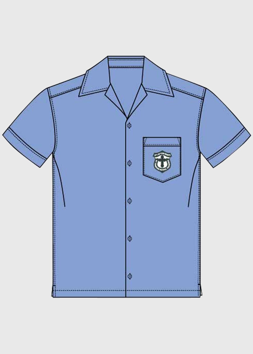 Shirt Light Blue Formal