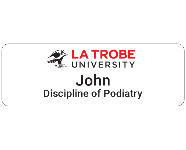 LTU Name Badge - Podiatry
