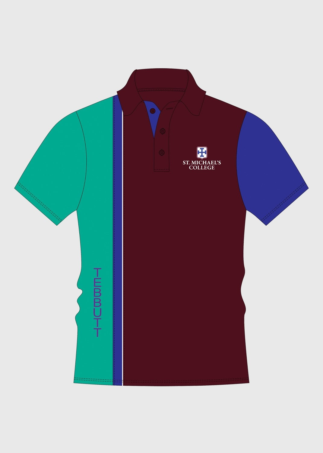 Polo Sport Maroon/Jade