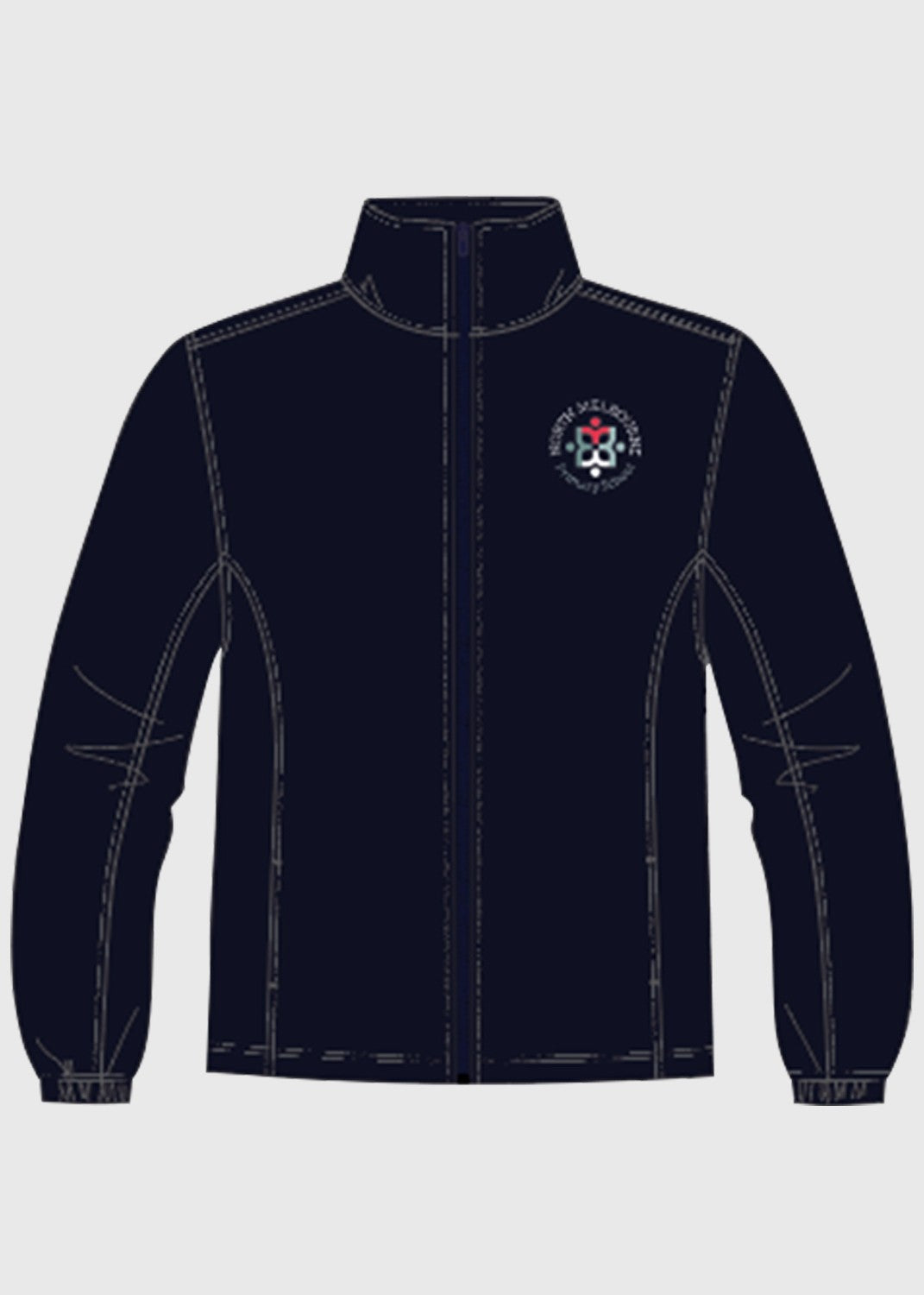 Jacket Polar Fleece Nvy Logo