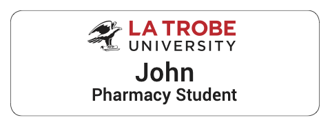 LTU Name Badge - Pharmacy Student