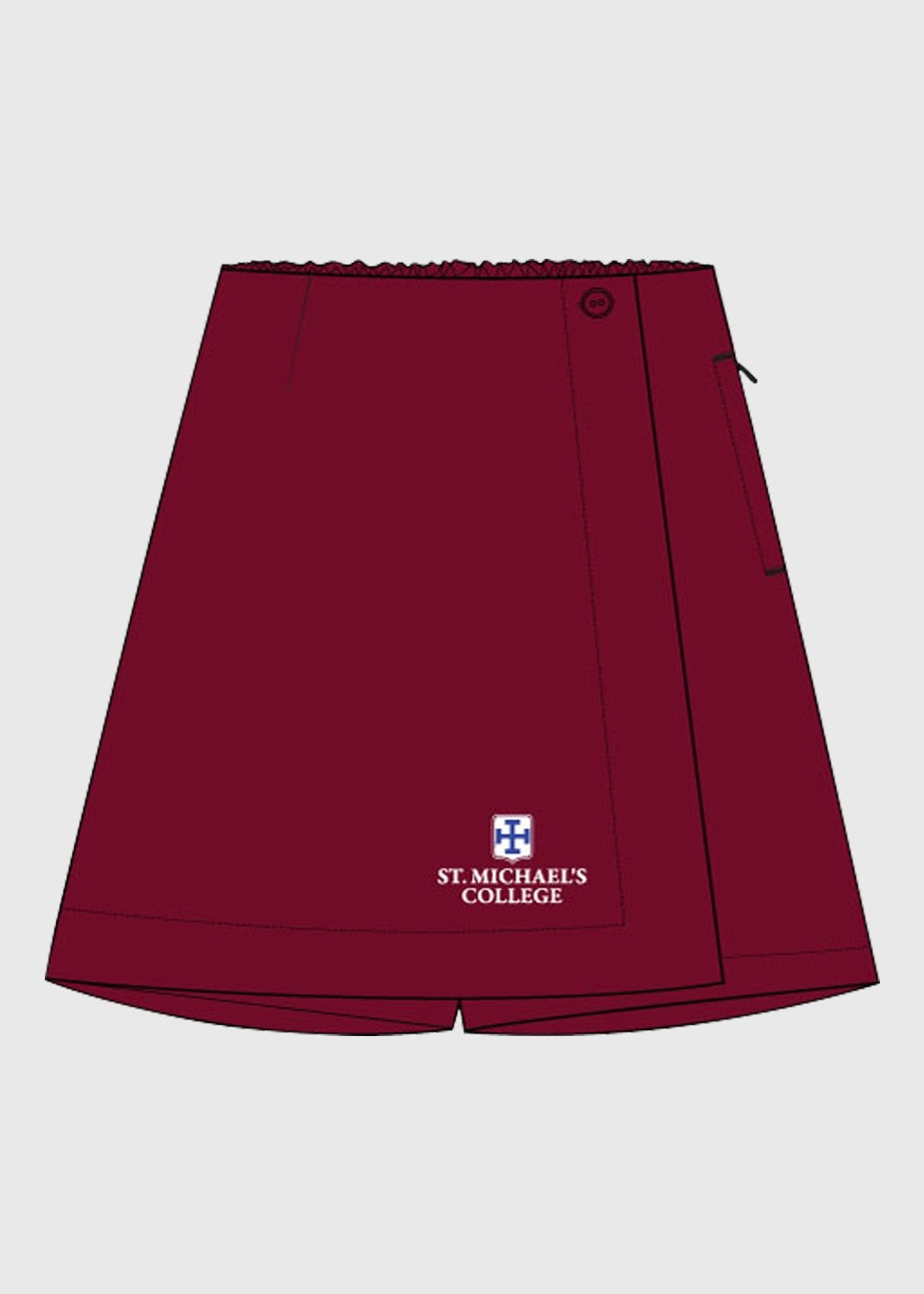 Skort Maroon