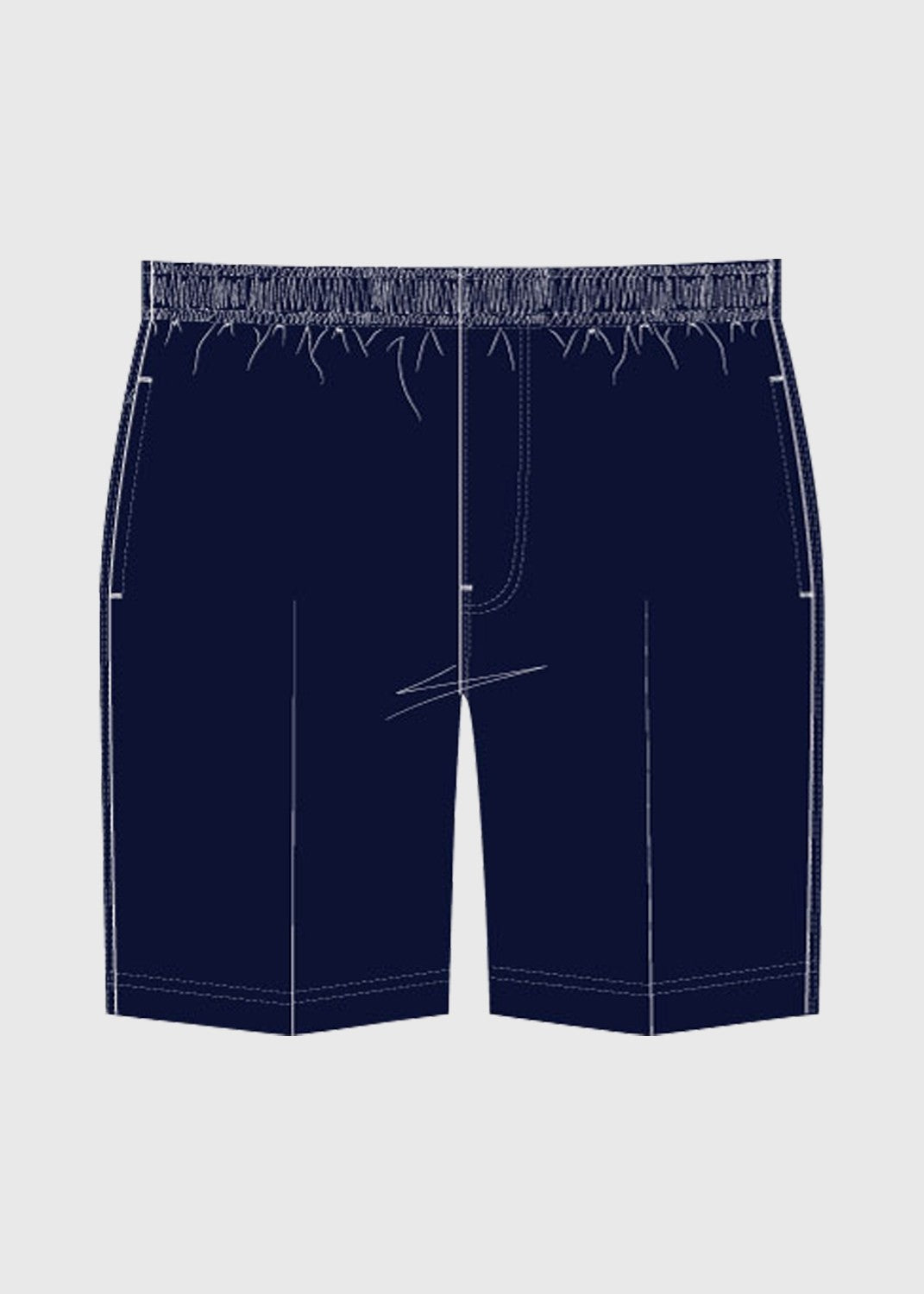 Short Formal Girls Navy